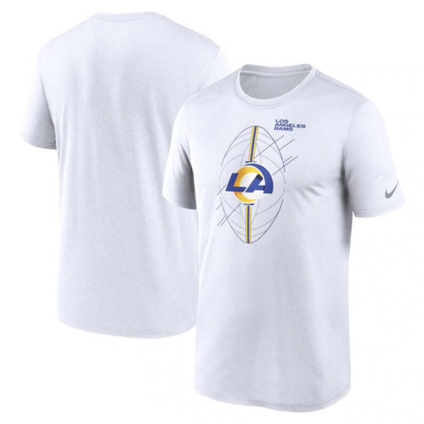 Men's Los Angeles Rams White Legend Icon Performance T-Shirt